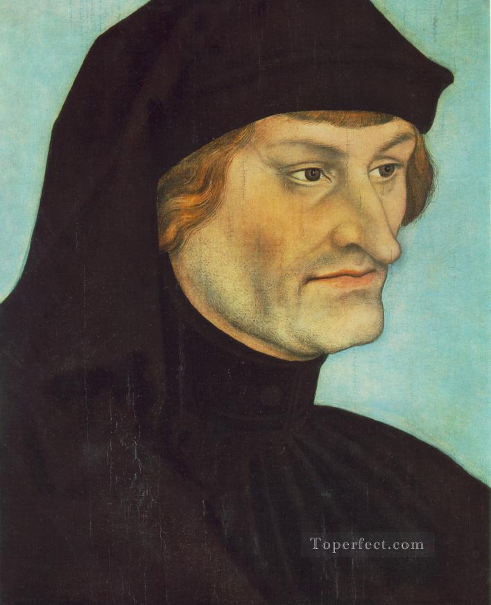 Portrait Of Johannes Geiler Von Kaysersberg Renaissance Lucas Cranach the Elder Oil Paintings